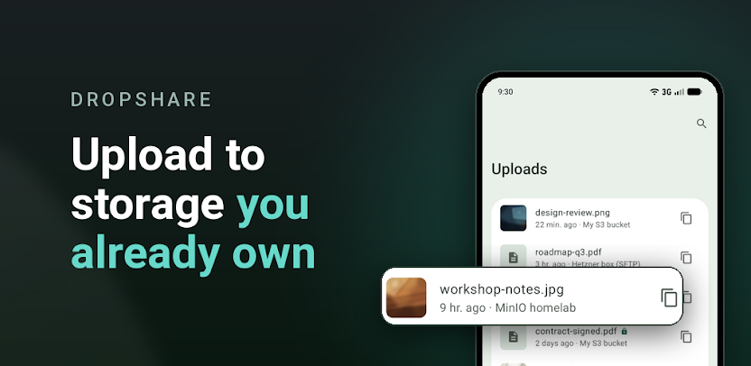 Dropshare for Android